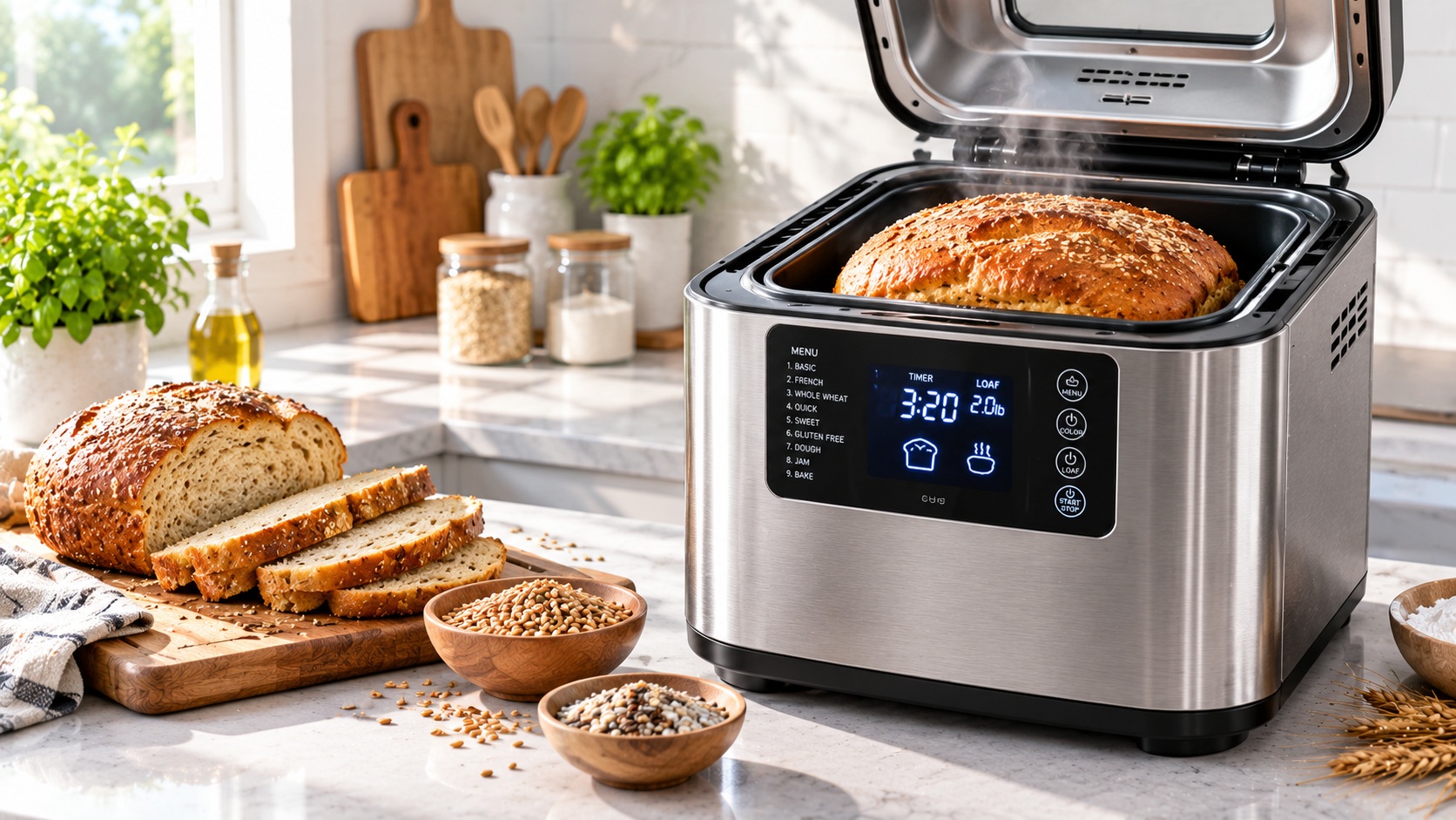 Best smart bread maker for fresh loaves baking golden brown bread
