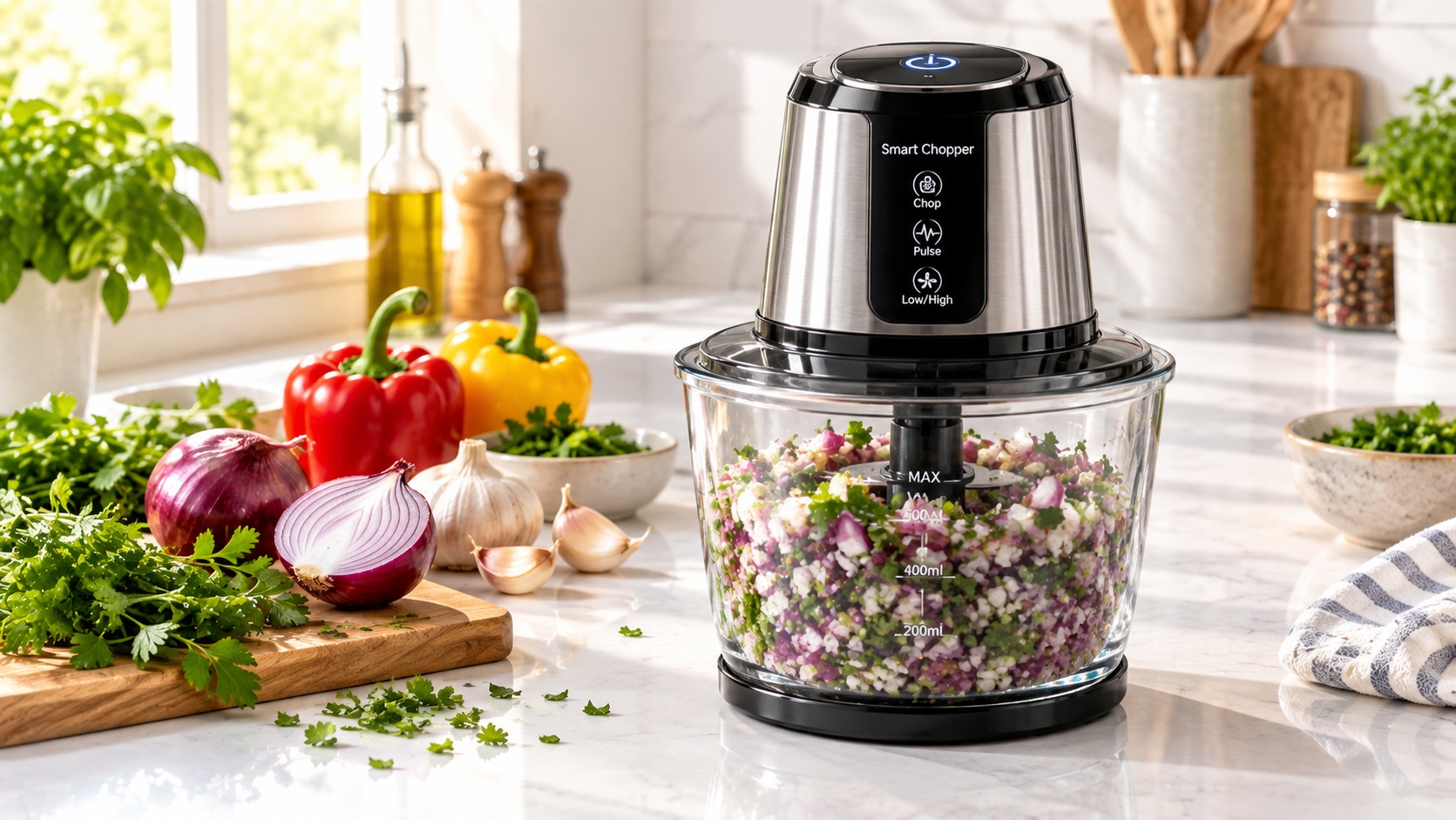 Best smart food chopper for quick prep dicing fresh onions