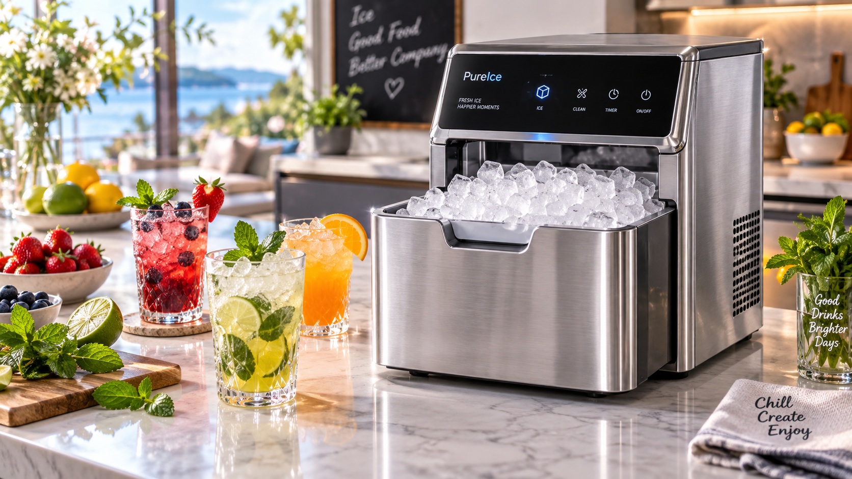 Smart Ice Maker for Home Parties