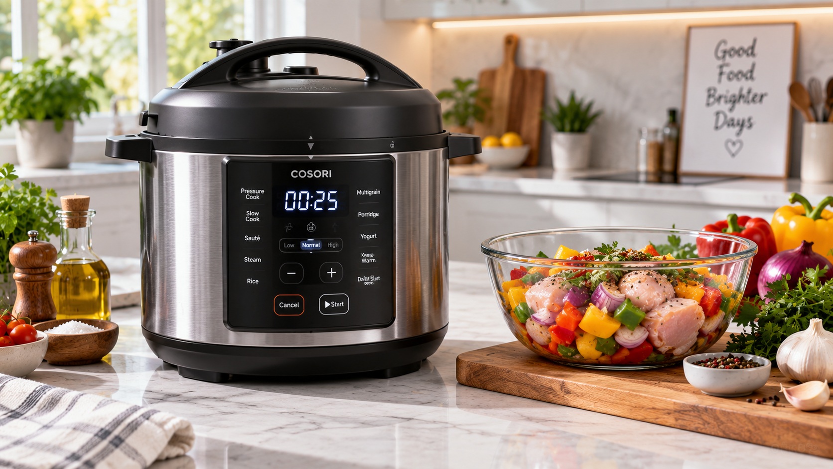 Best smart multi cooker for quick meals on a clean kitchen counter